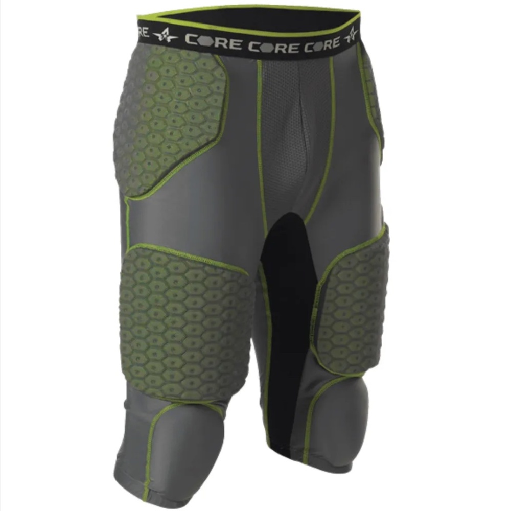 Allison Athletic 7SIPG Core Hexagon Integrated 7 Pad Football Girdle Mens Small
